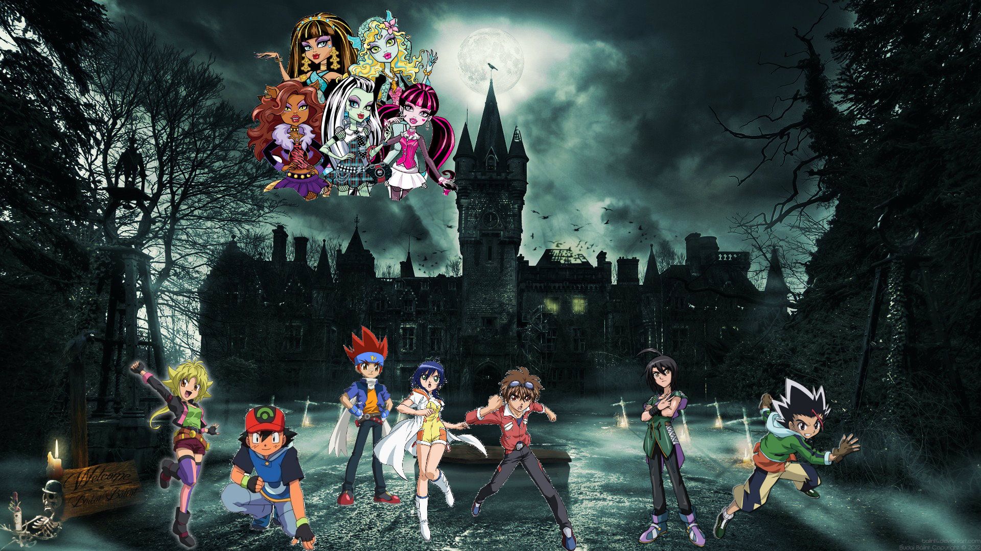 Mostri Halloween lupo mannaro Dracula, 1920x1080 Full HD, PC Desktop