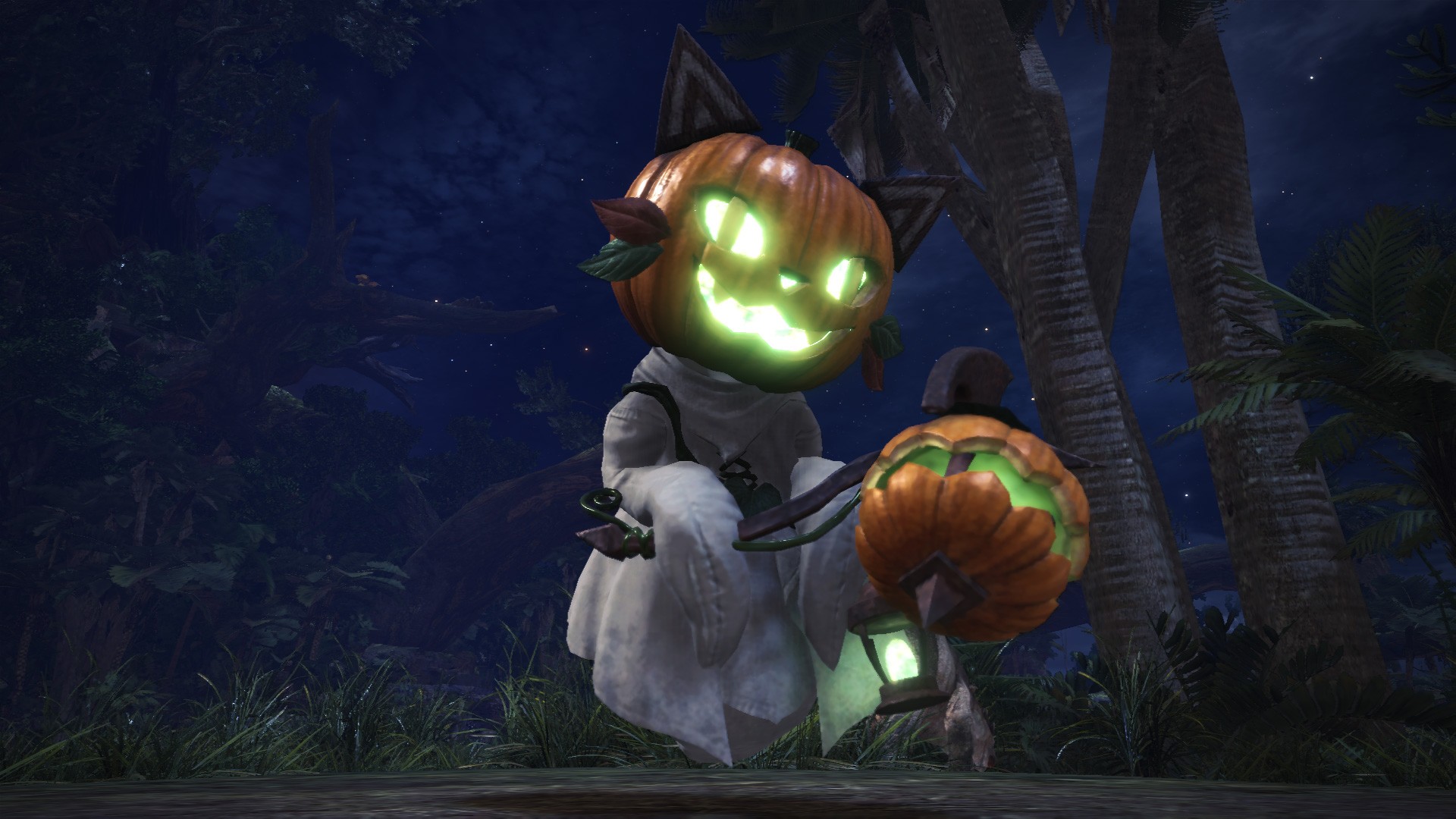 Mostri zucca Halloween notturni, 1920x1080 Full HD, Desktop
