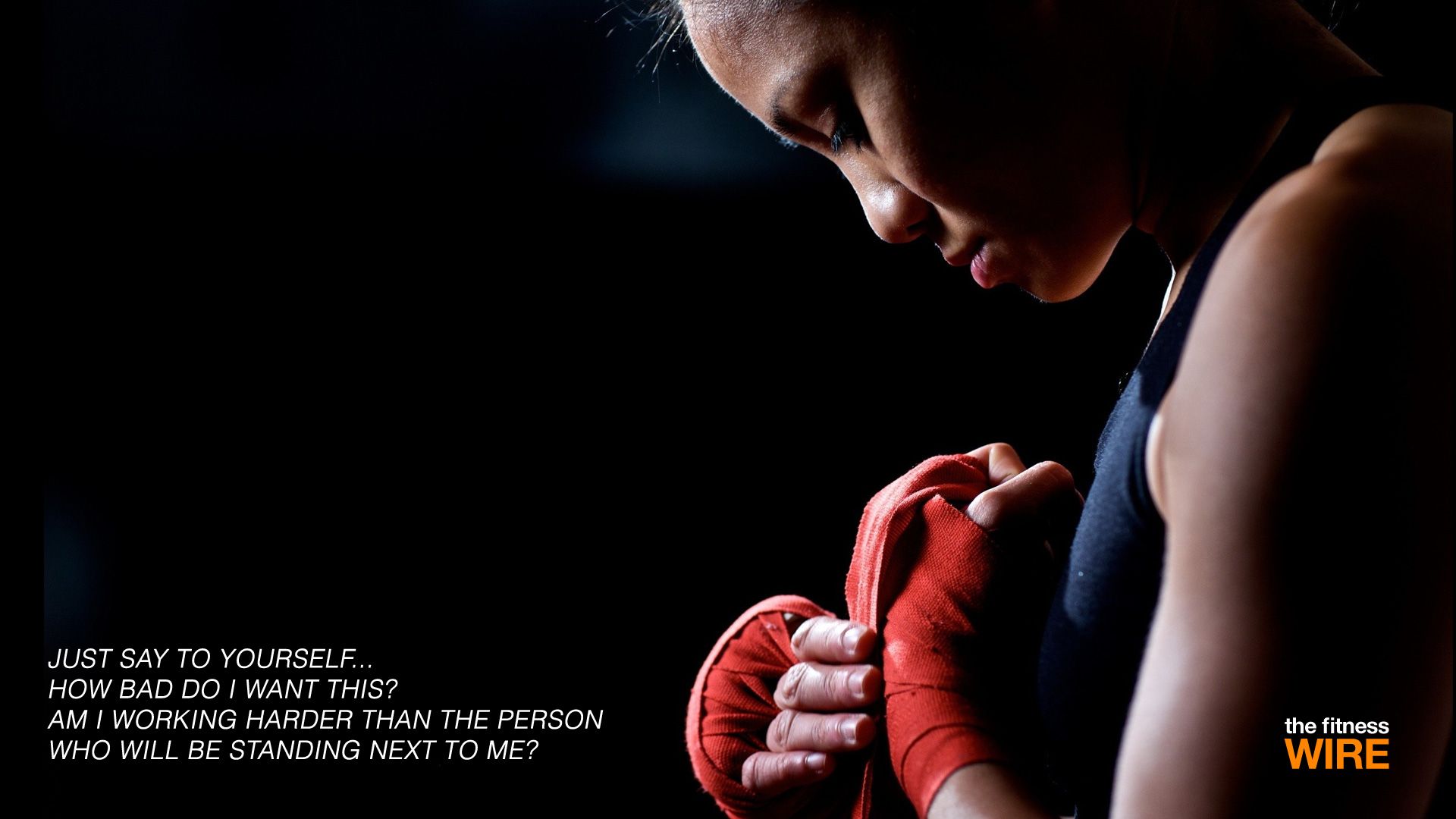 Donna con bende da boxe, 1920x1080 Full HD 1080p, Desktop