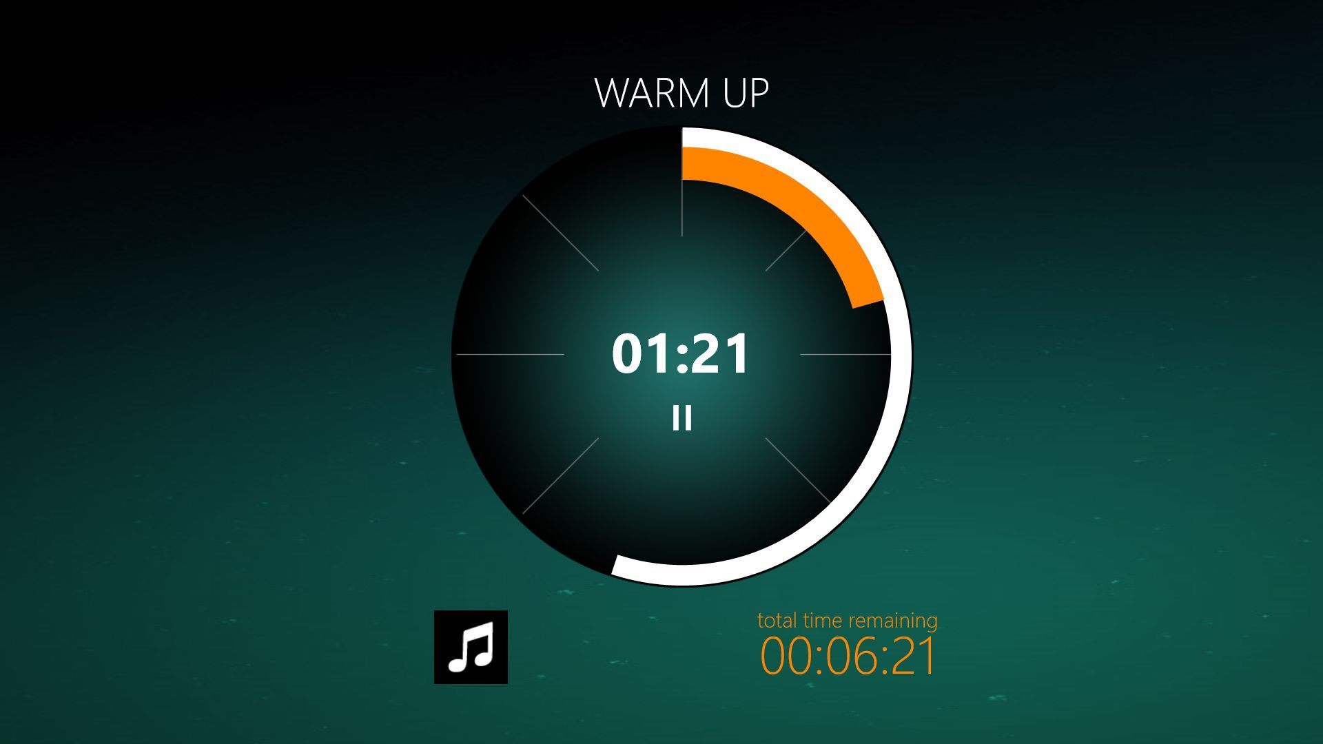 Timer app allenamento warm up, 1920x1080 1080p, Laptop