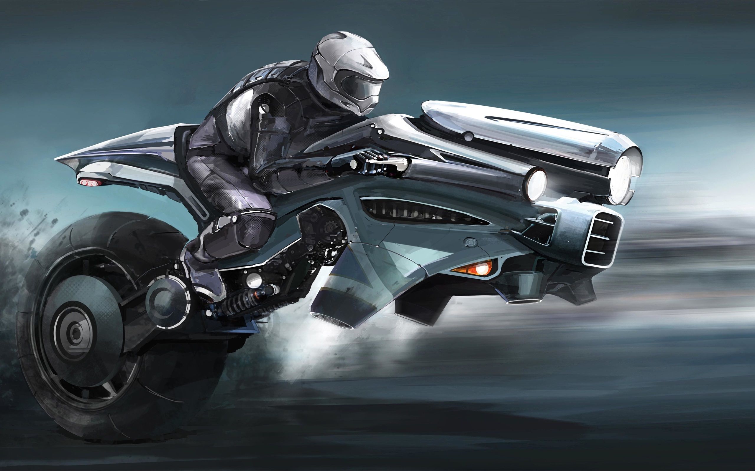 Moto futuristica concept art, 2560x1600 WQXGA, MacBook Pro