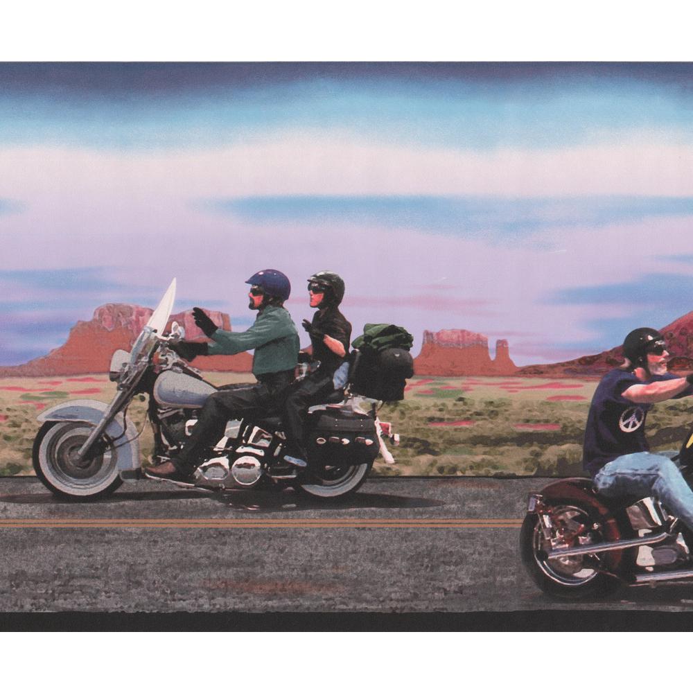 Motociclisti Harley Davidson deserto, 1000x1000 HD, Desktop