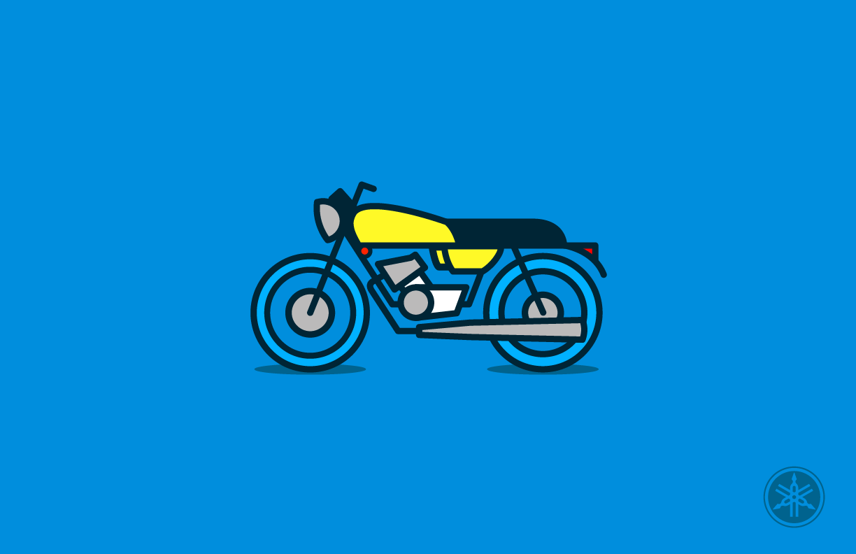 Moto café racer luce blu, 1680x1050 900p, Laptop