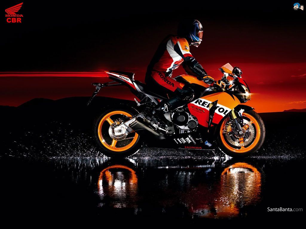 Moto sportiva KTM arancione, 1600x1000 HD, Desktop