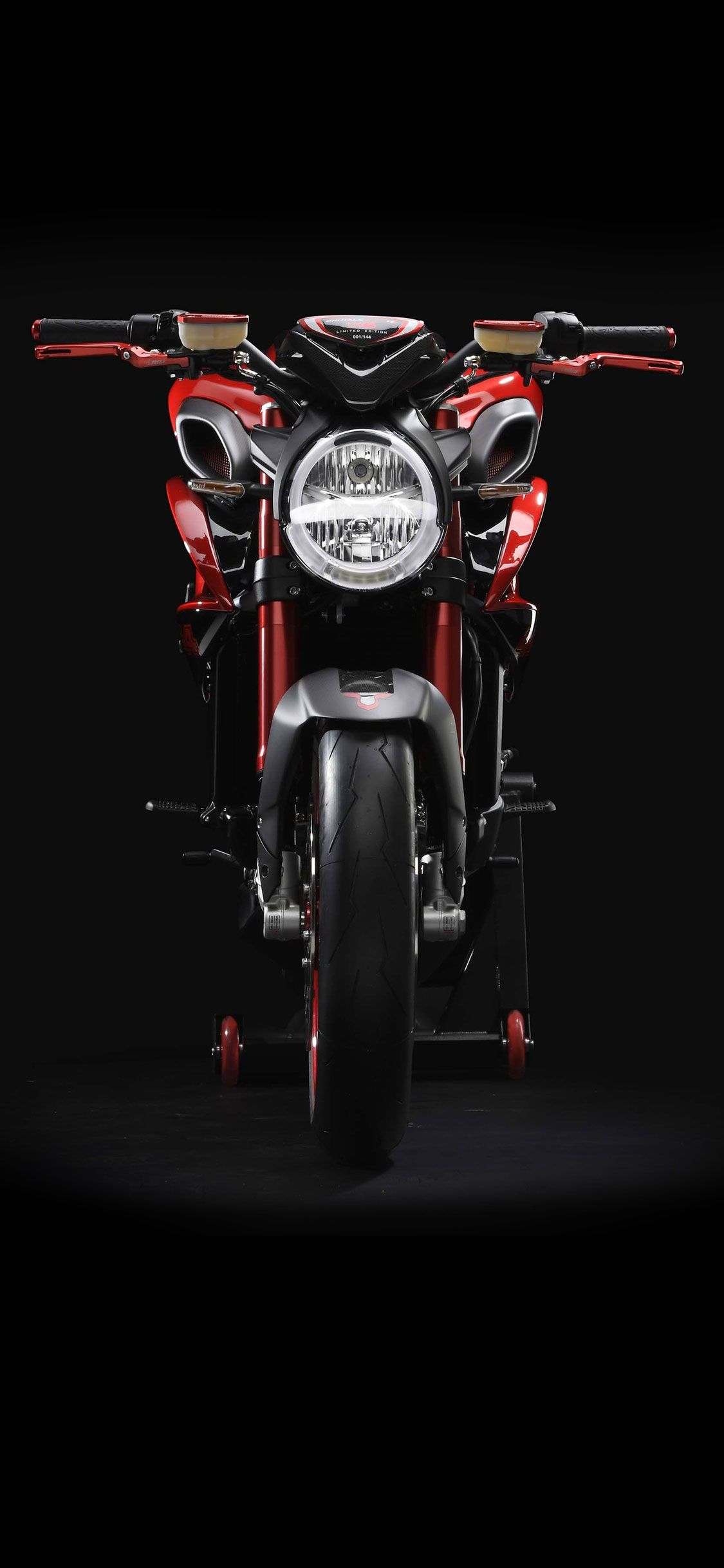 Moto sportiva rossa e nera, 1125x2436 Full HD Verticale, iPhone