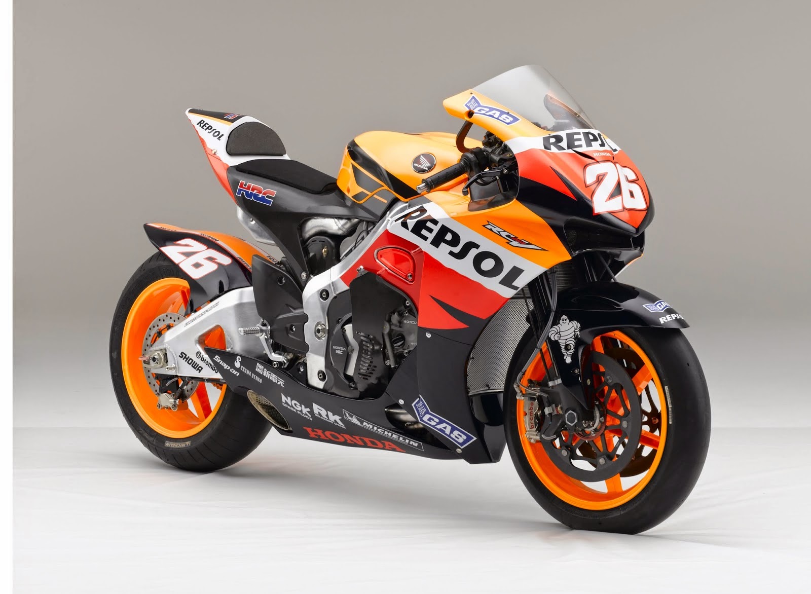 Moto Honda Repsol arancione, 1600x1172 HD, Desktop