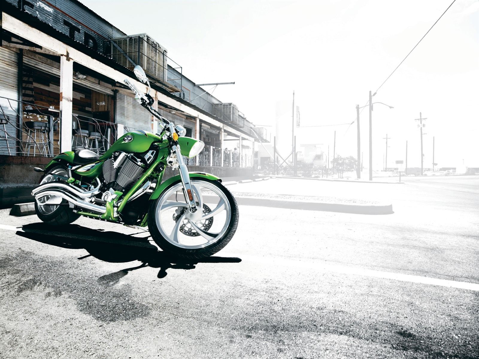 Moto bobber nera custom, 1920x1080 Full HD, Desktop