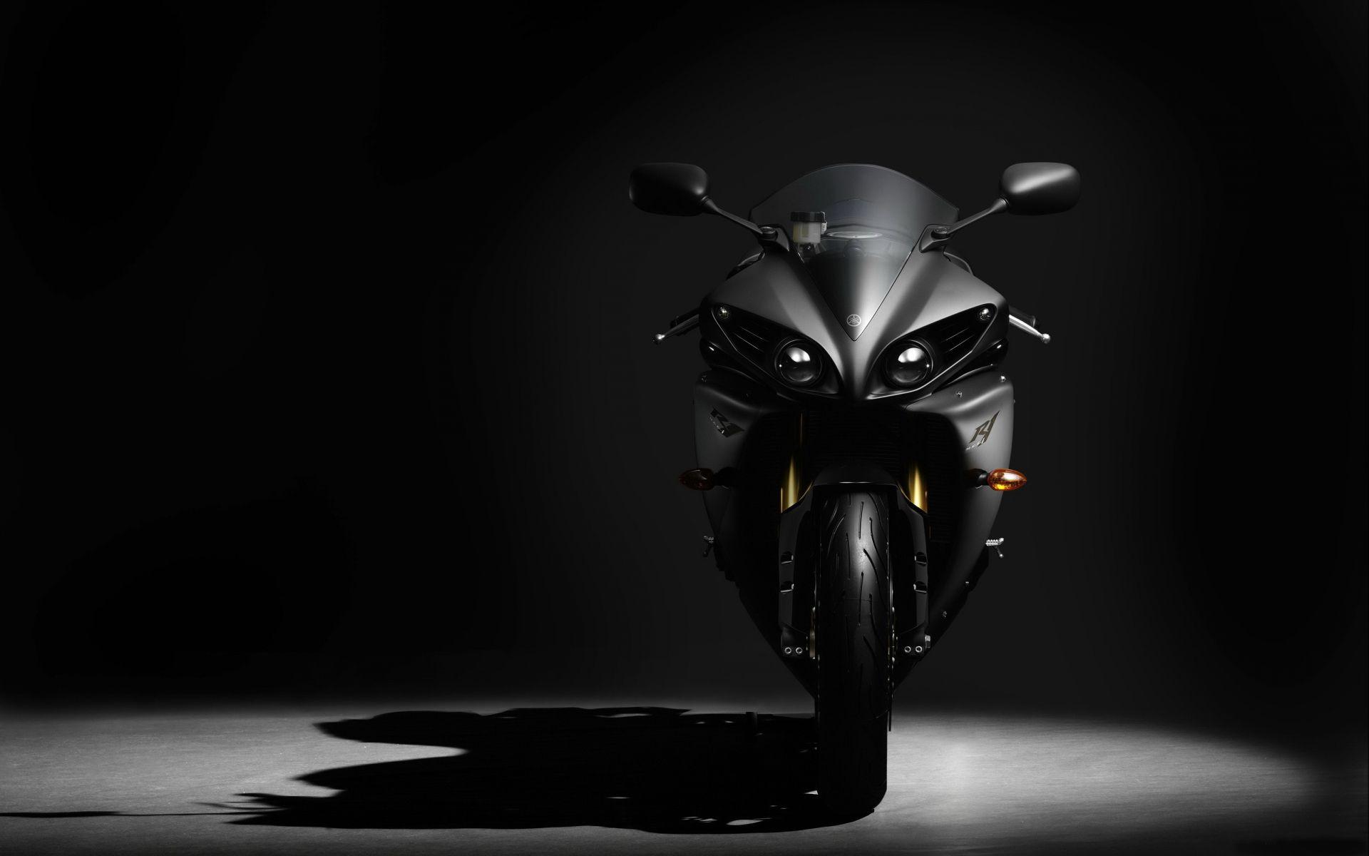 Moto sportiva nera in ombra, 1920x1200 Full HD+ WUXGA, PC