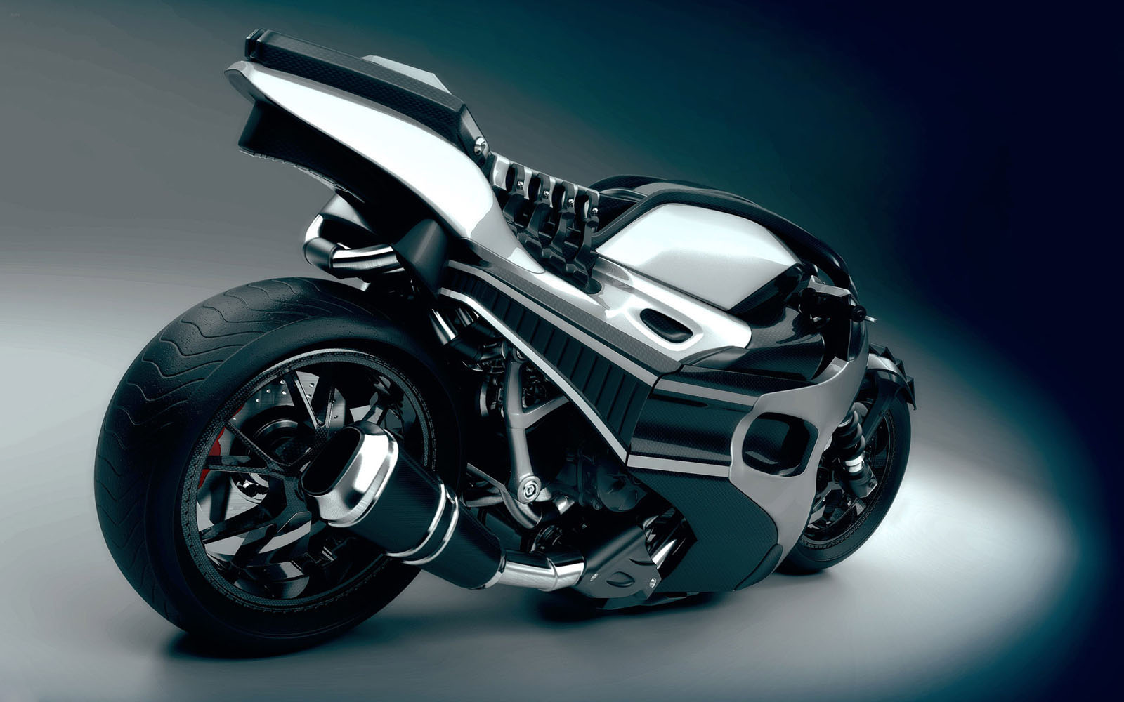 Moto concept futuristica nera, 1600x1000 HD, Lenovo Legion