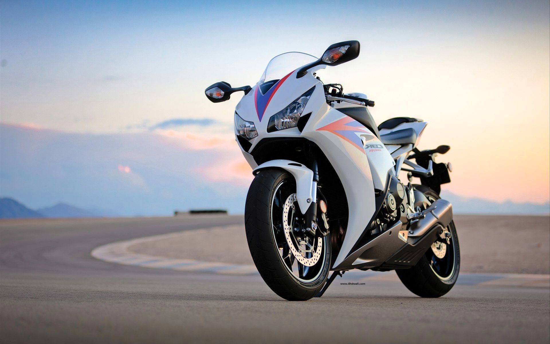 Moto sportiva bianca Honda, 1920x1200 Full HD+, PC Desktop