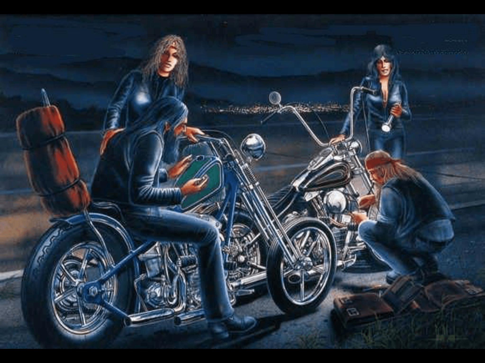 Teschi biker Ride or Die, 1920x1200 Full HD+ WUXGA, PC Desktop