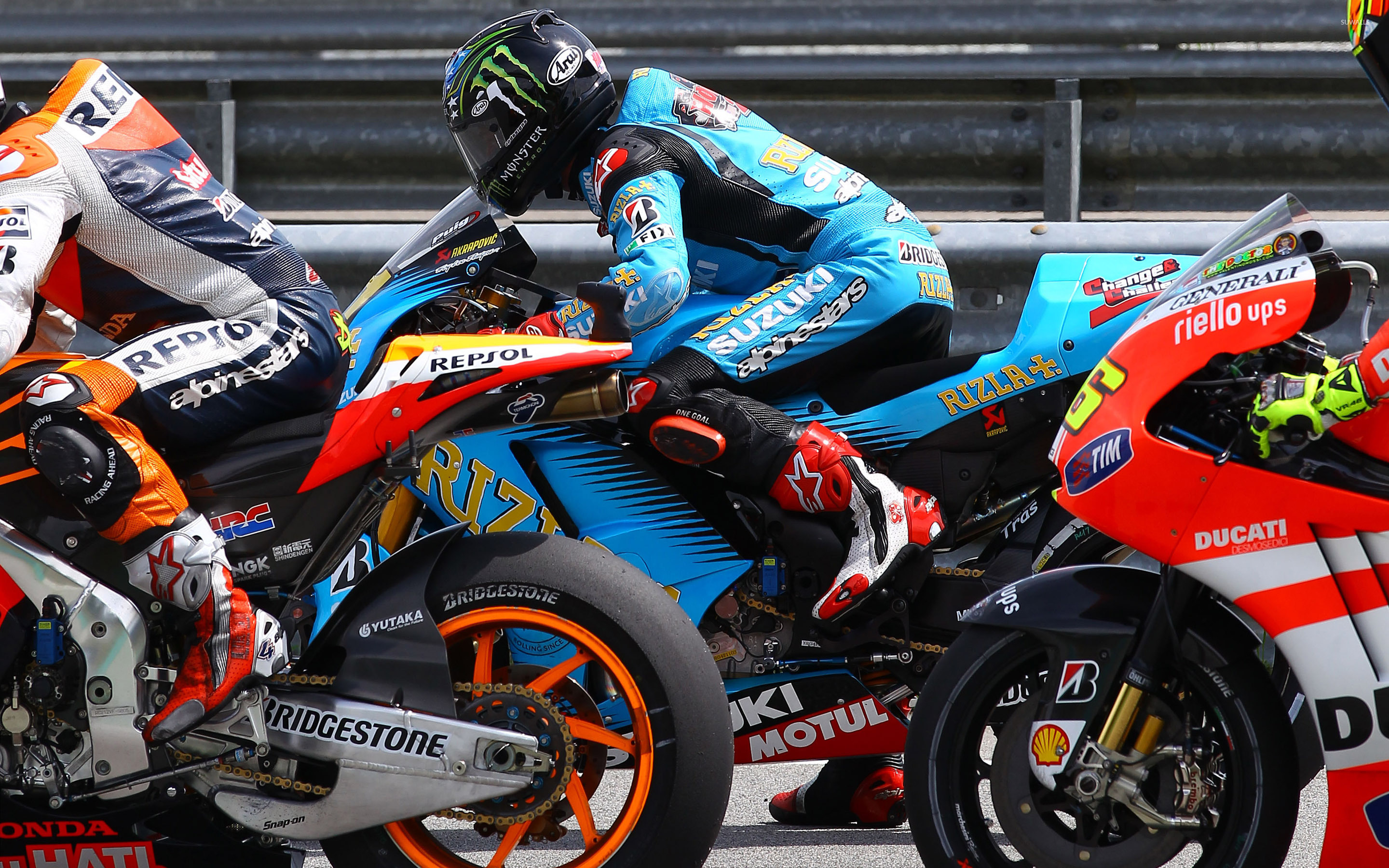 Moto MotoGP griglia partenza, 2880x1800 WQXGA, Desktop