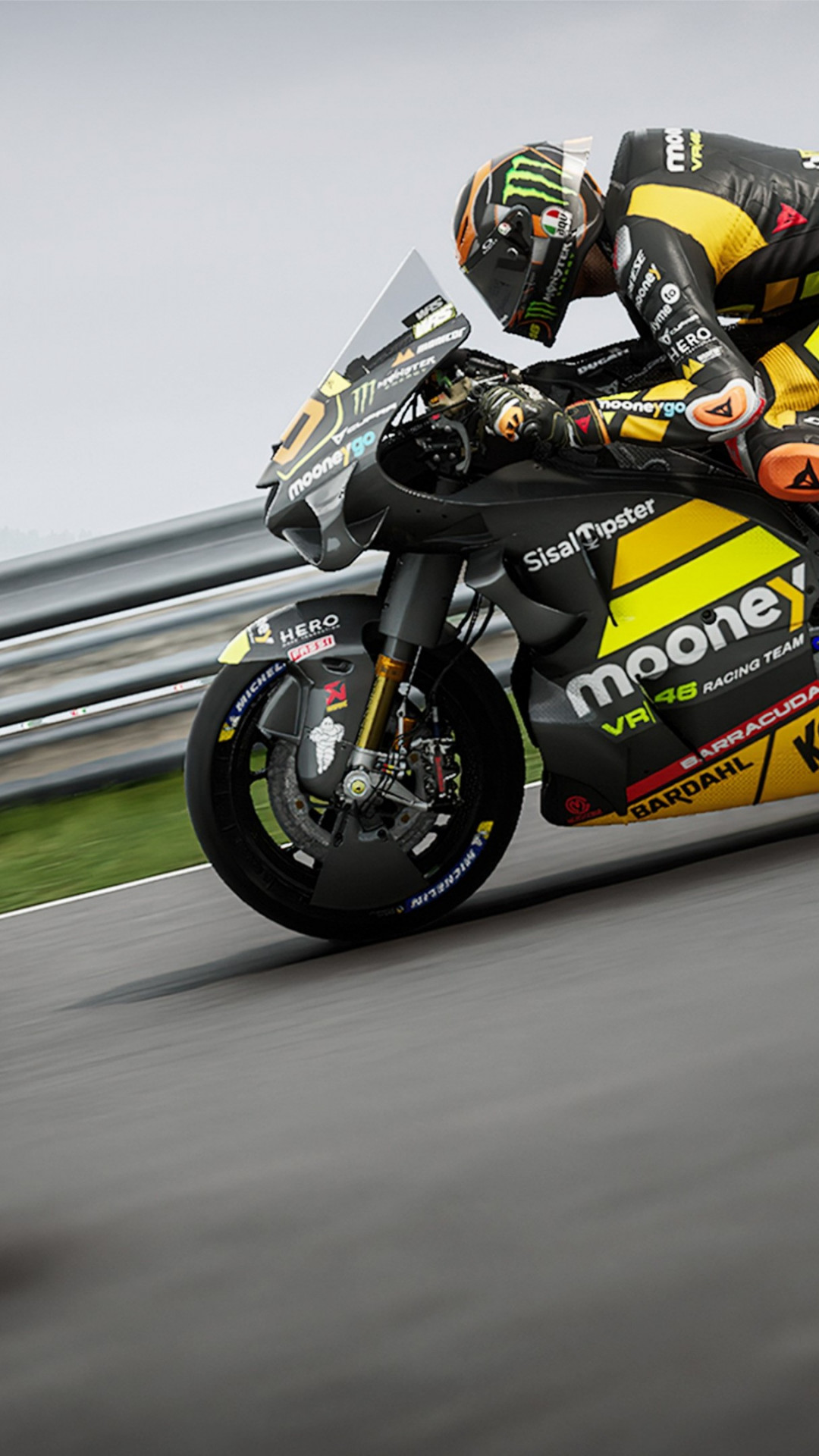 Moto MotoGP pista corsa, 1080x1920 Verticale, Mobile