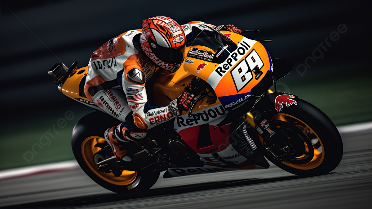 Pilota MotoGP Repsol Honda notte, 1200x673 HD, PC Desktop