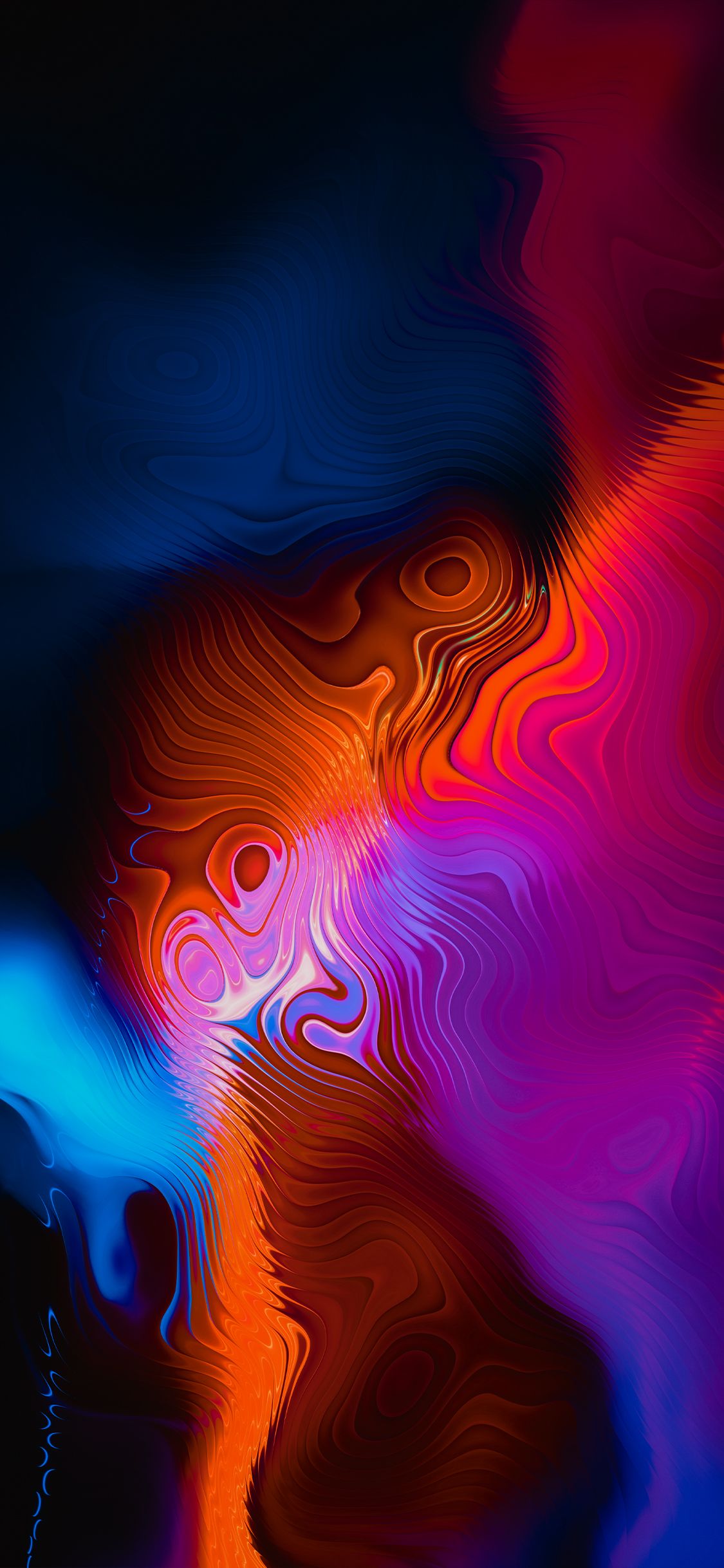 Astratto liquido colorato, 1125x2436 Full HD Verticale, iPhone