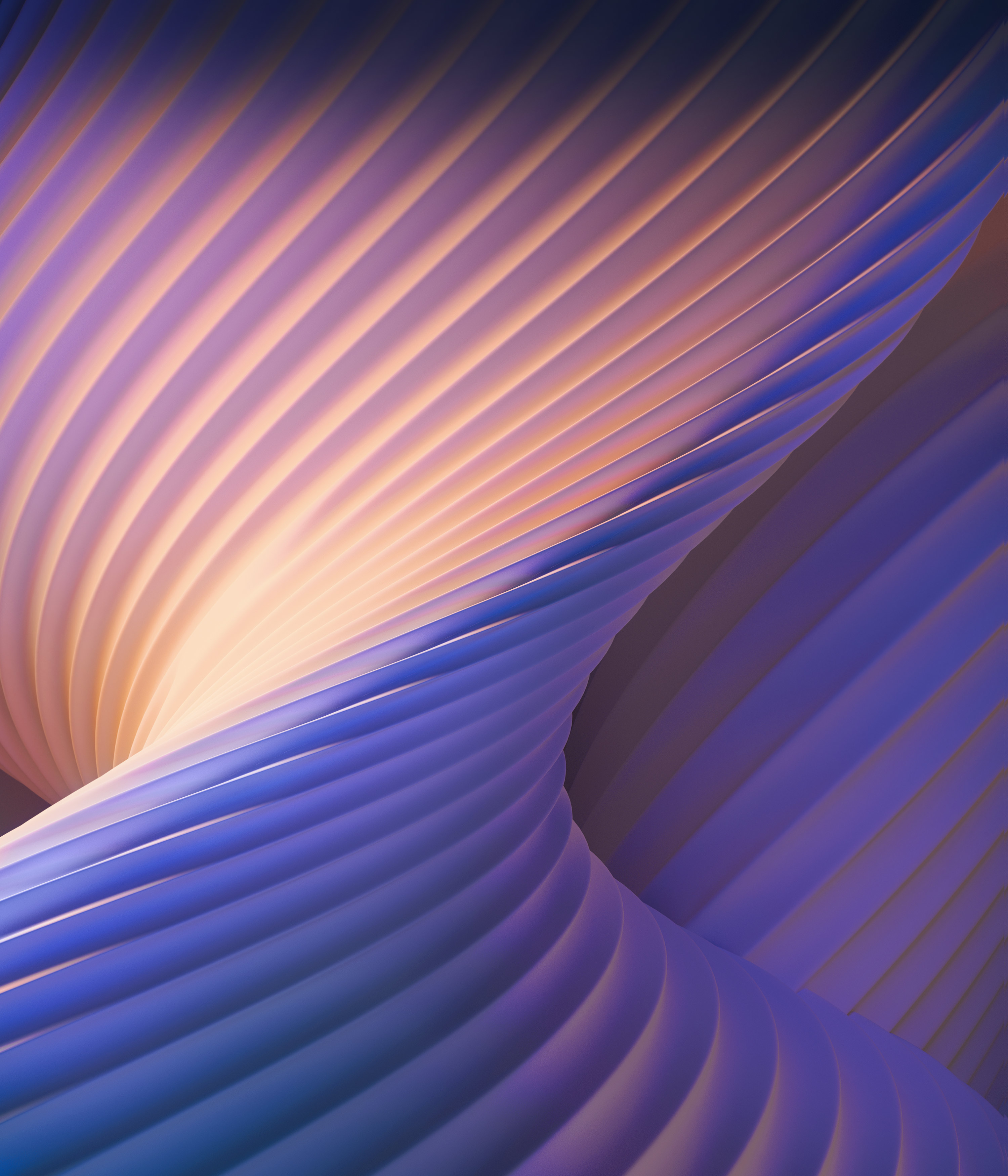Spirale astratta viola e beige, 3000x3500 Full HD Verticale, iPhone