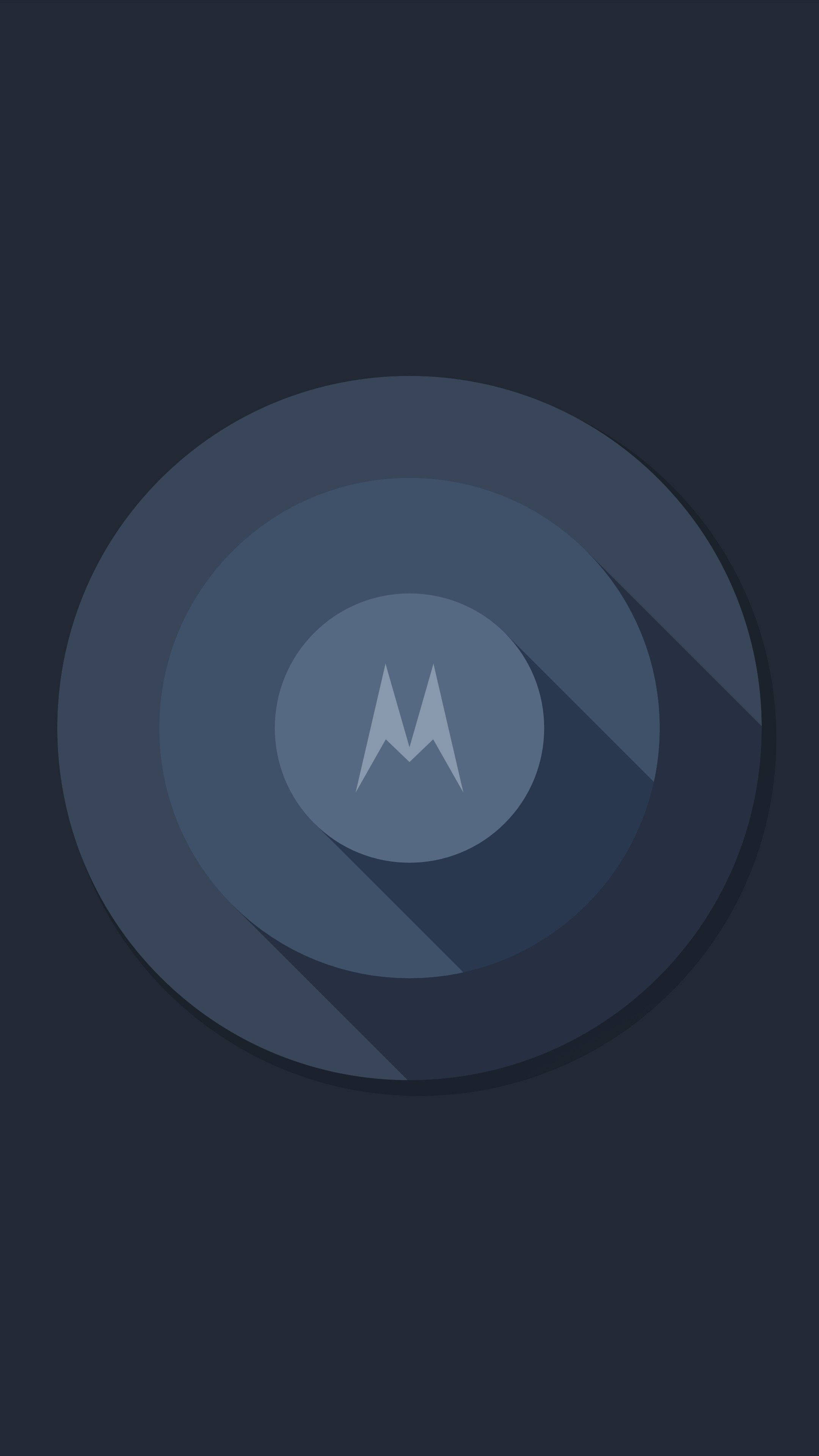 Logo Motorola minimalista blu, 2160x3841 Full HD Verticale, Smartphone