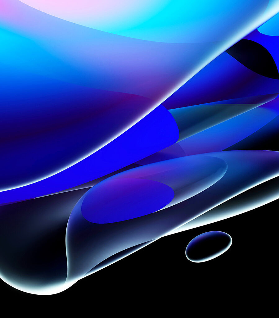 Onde astratte blu sfumate, 899x1024 Full HD Verticale, Google Pixel