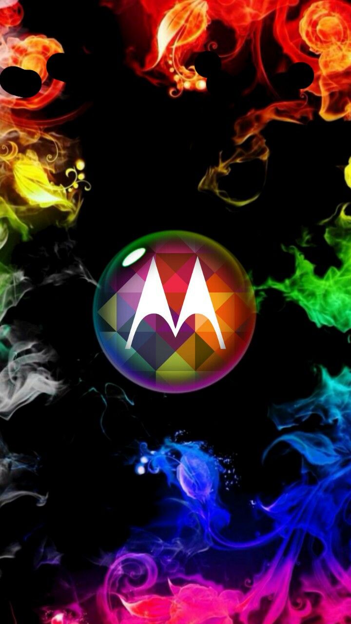 Logo Motorola fumo colorato, 720x1280 Full HD Verticale, Smartphone