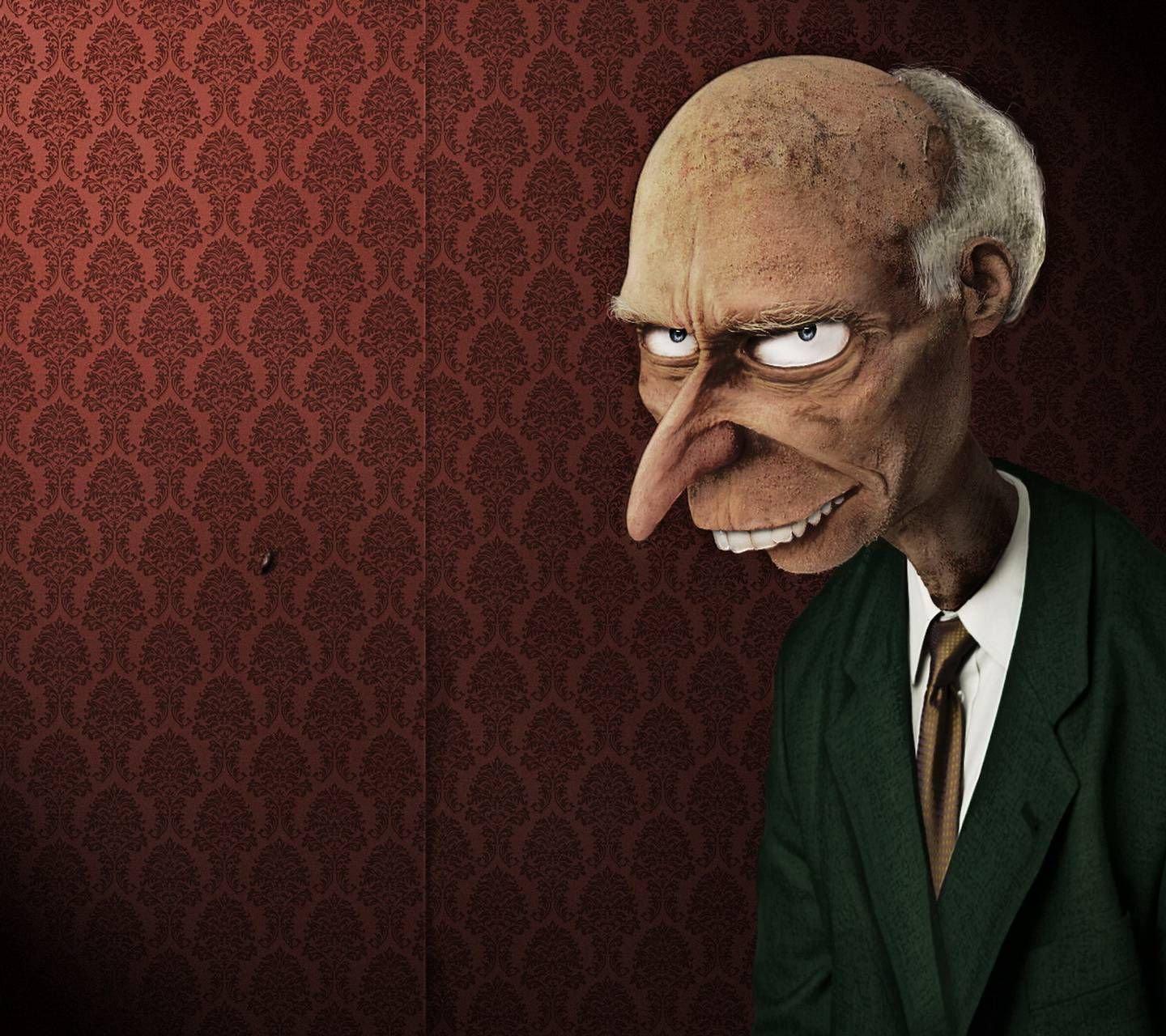 Mr. Burns caricatura realistica, 1440x1280 720p, Lenovo Legion