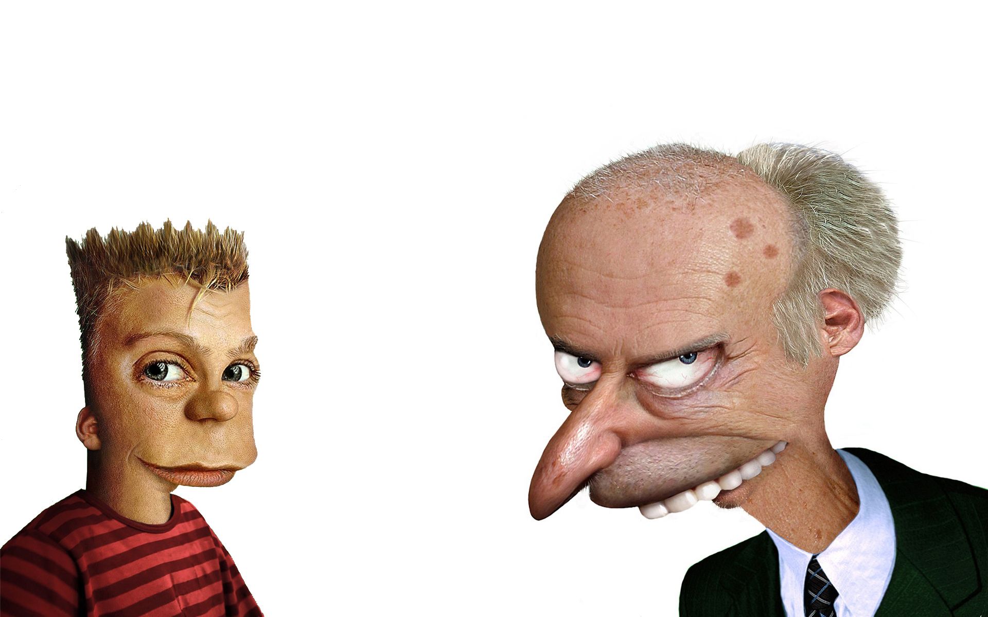 Mr. Burns e Smithers, 1200x800 HD, Desktop
