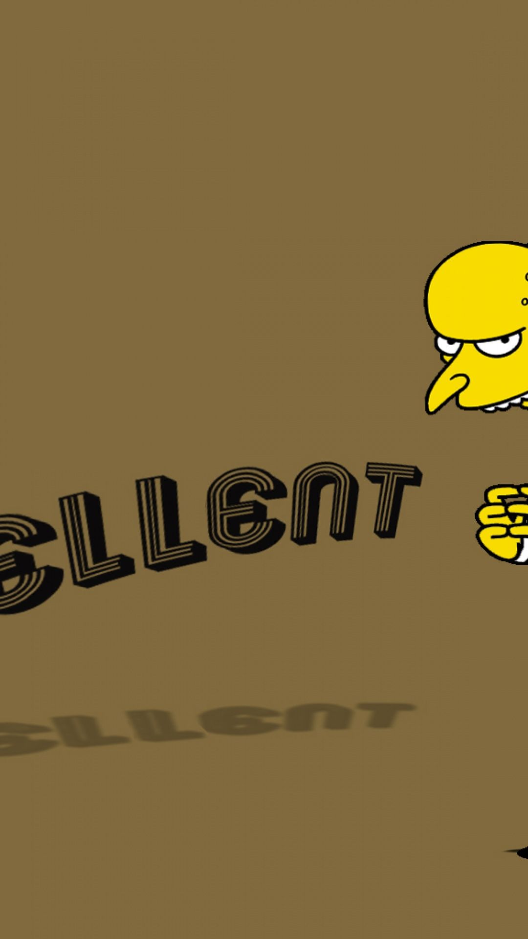 Mr. Burns Simpsons, 1024x768 HD, PC