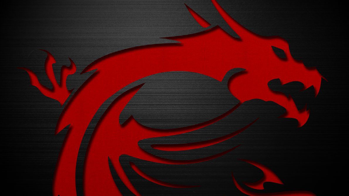Logo drago rosso MSI, 1191x670 HD, PC
