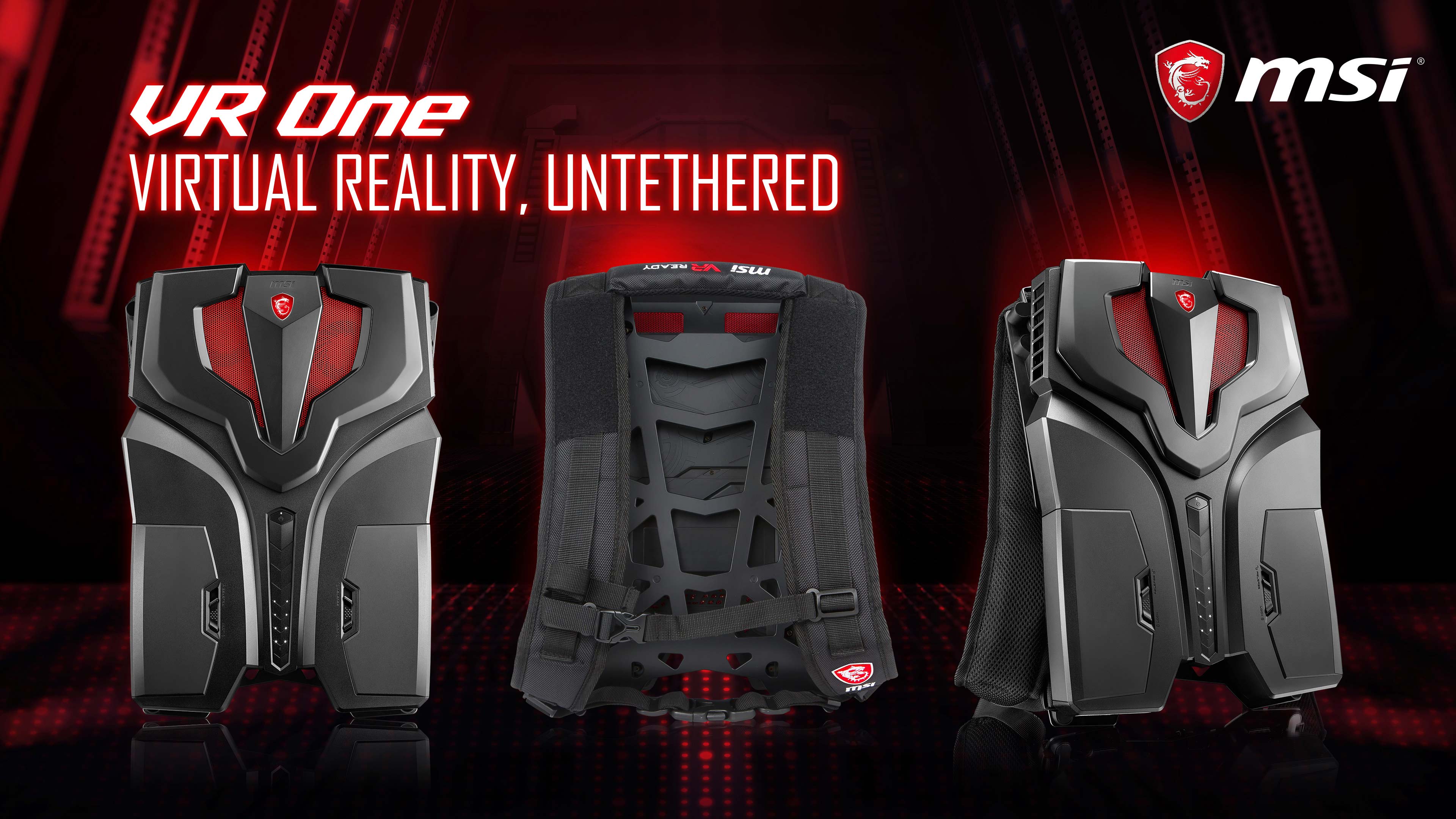 MSI VR One backpack PC, 3840x2160 UHD, PC 4K