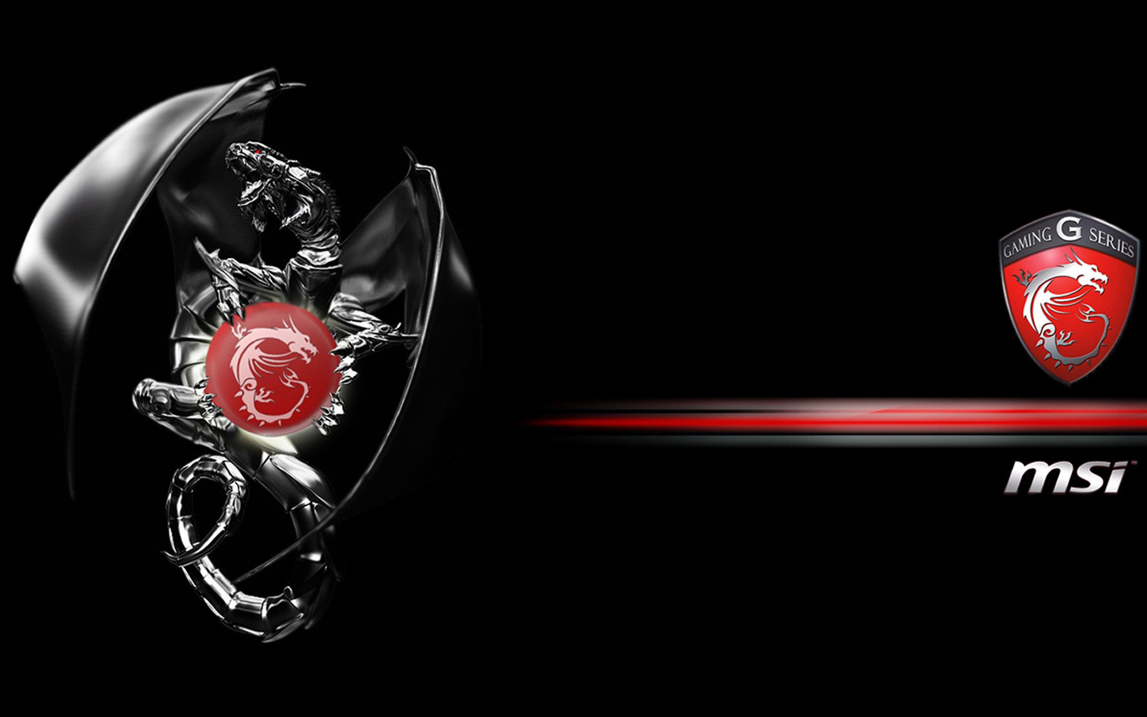 Logo MSI drago nero, 2267x1418 alta risoluzione, Laptop