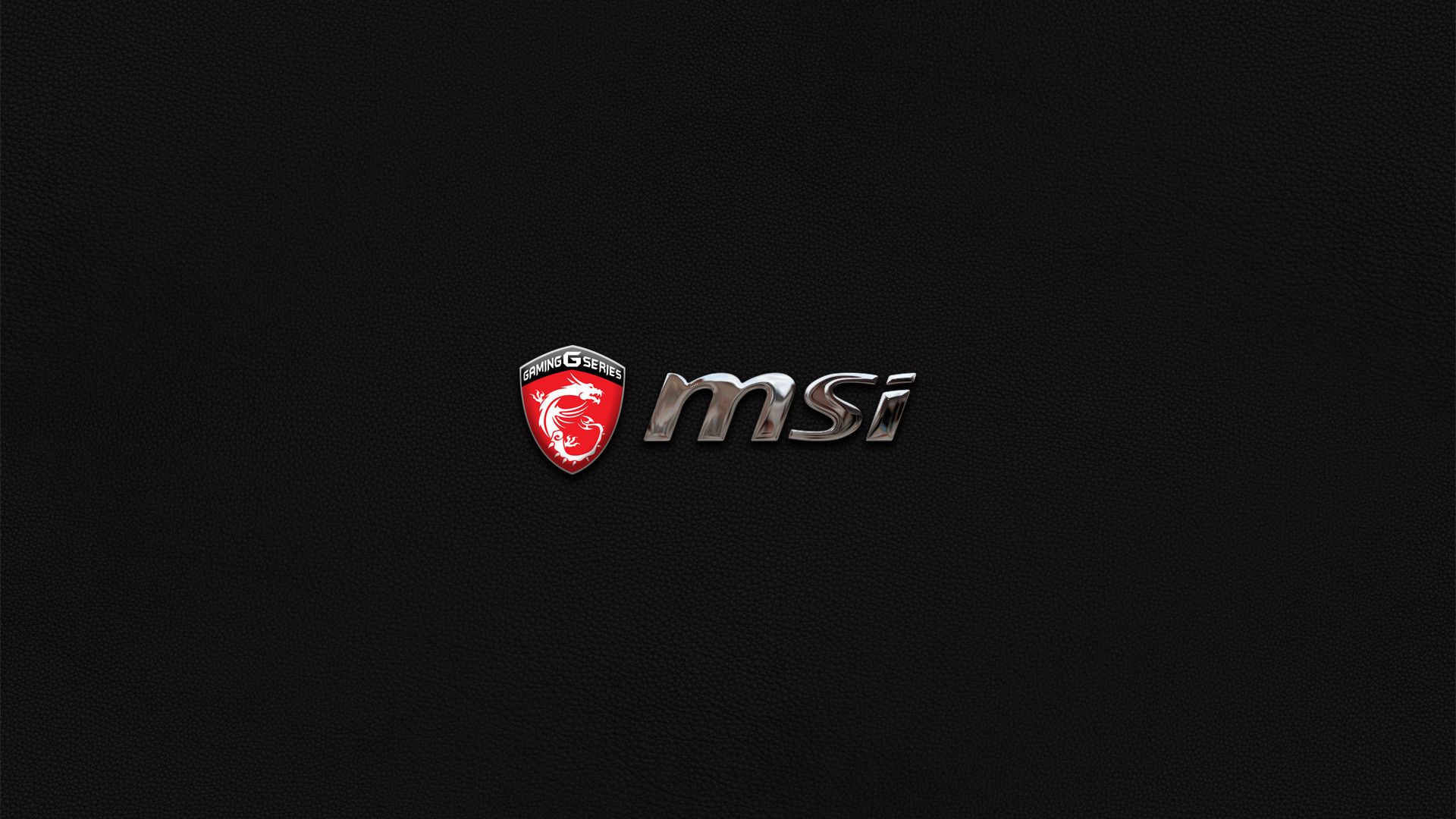 Logo MSI su nero, 1920x1080 Full HD, Desktop