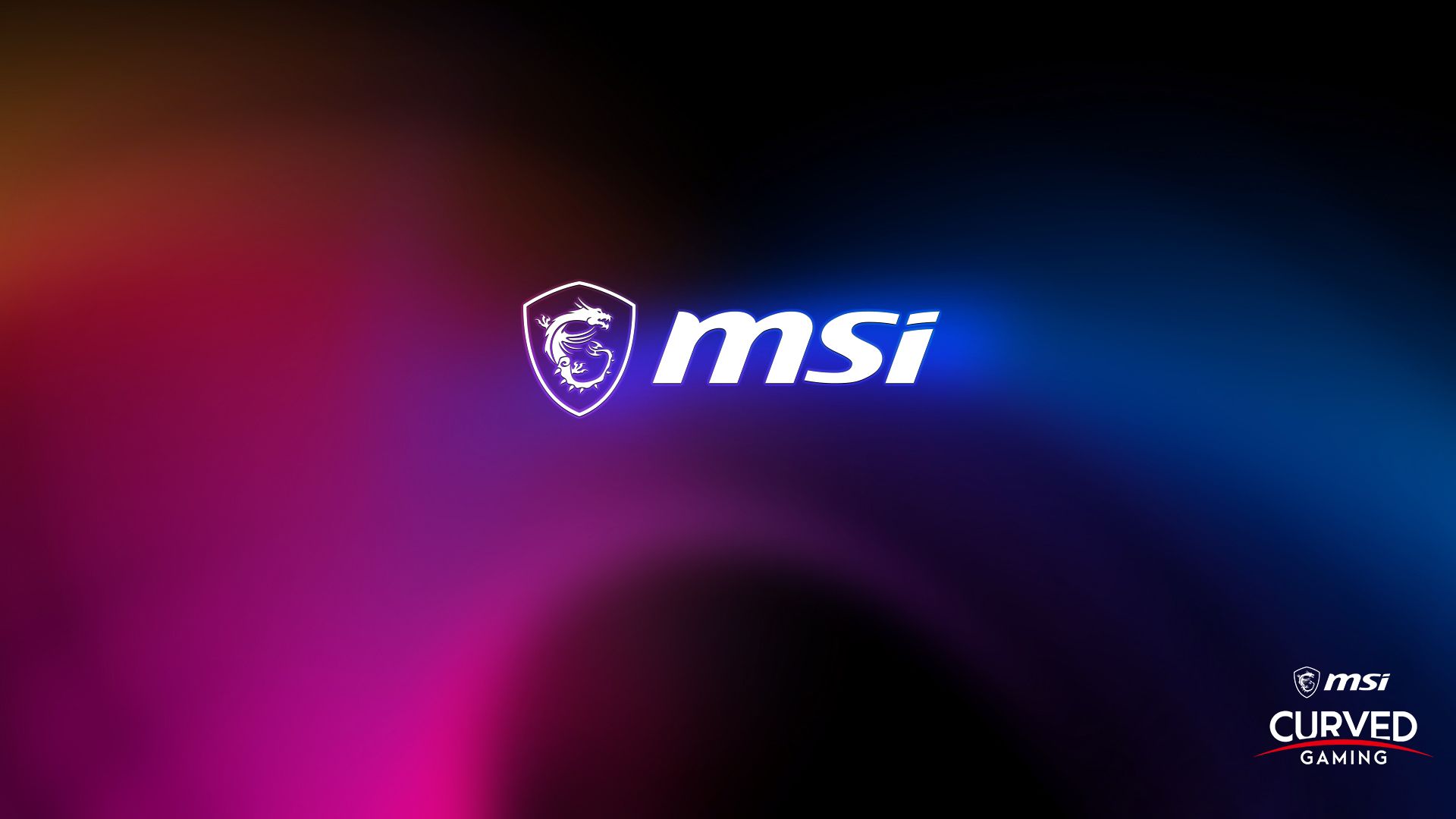 Logo MSI sfondo blu, 1920x1080 1080p, Laptop