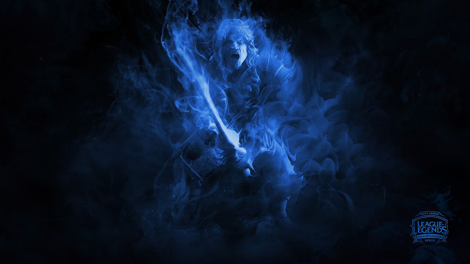 Guerriero fumo blu, 1920x1080 Full HD 1080p, PC Desktop