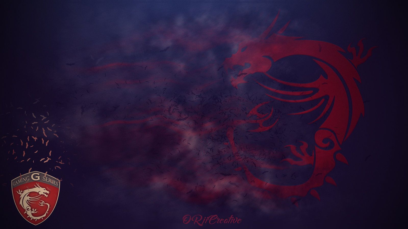 Logo MSI drago rosso, 1600x900 HD Ready, Desktop