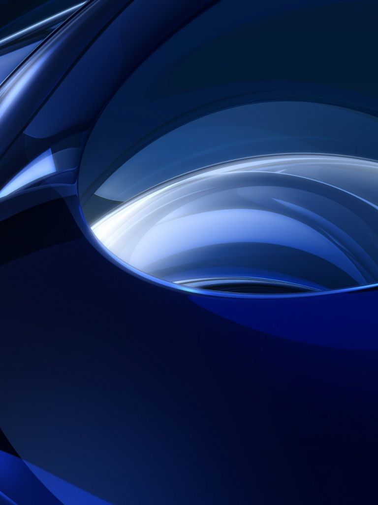 Curve astratte blu MSI, computer, 768x1024 Full HD Verticale, Smartphone