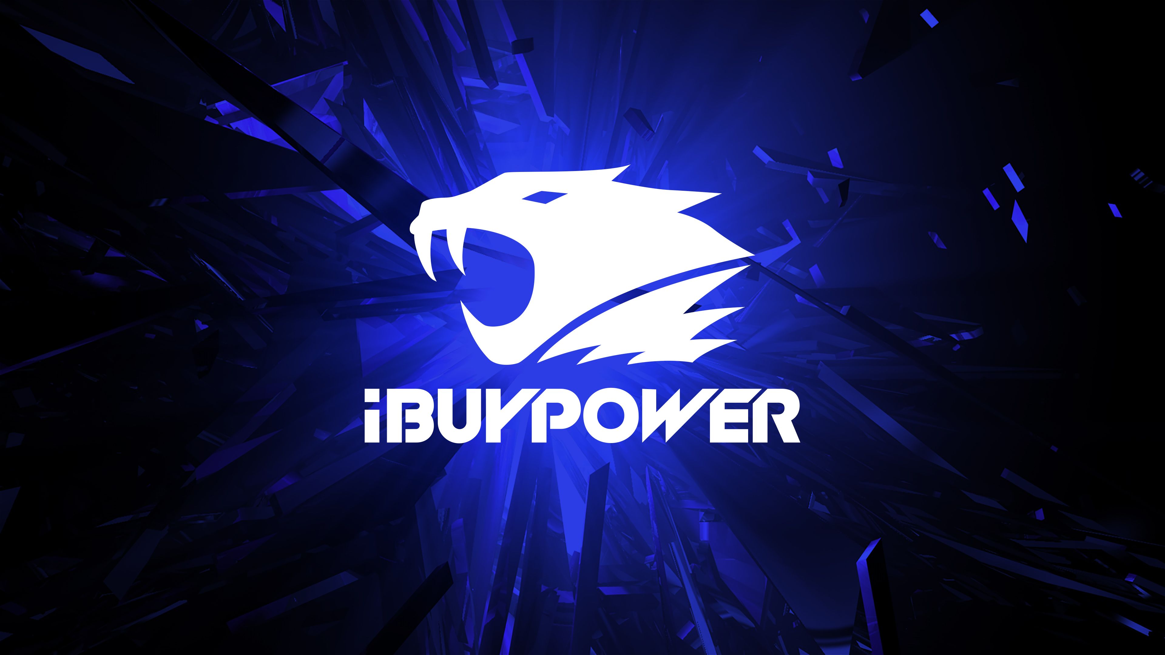 Logo iBUYPOWER blu, 3840x2160 4K Ultra HD, Monitor 4K