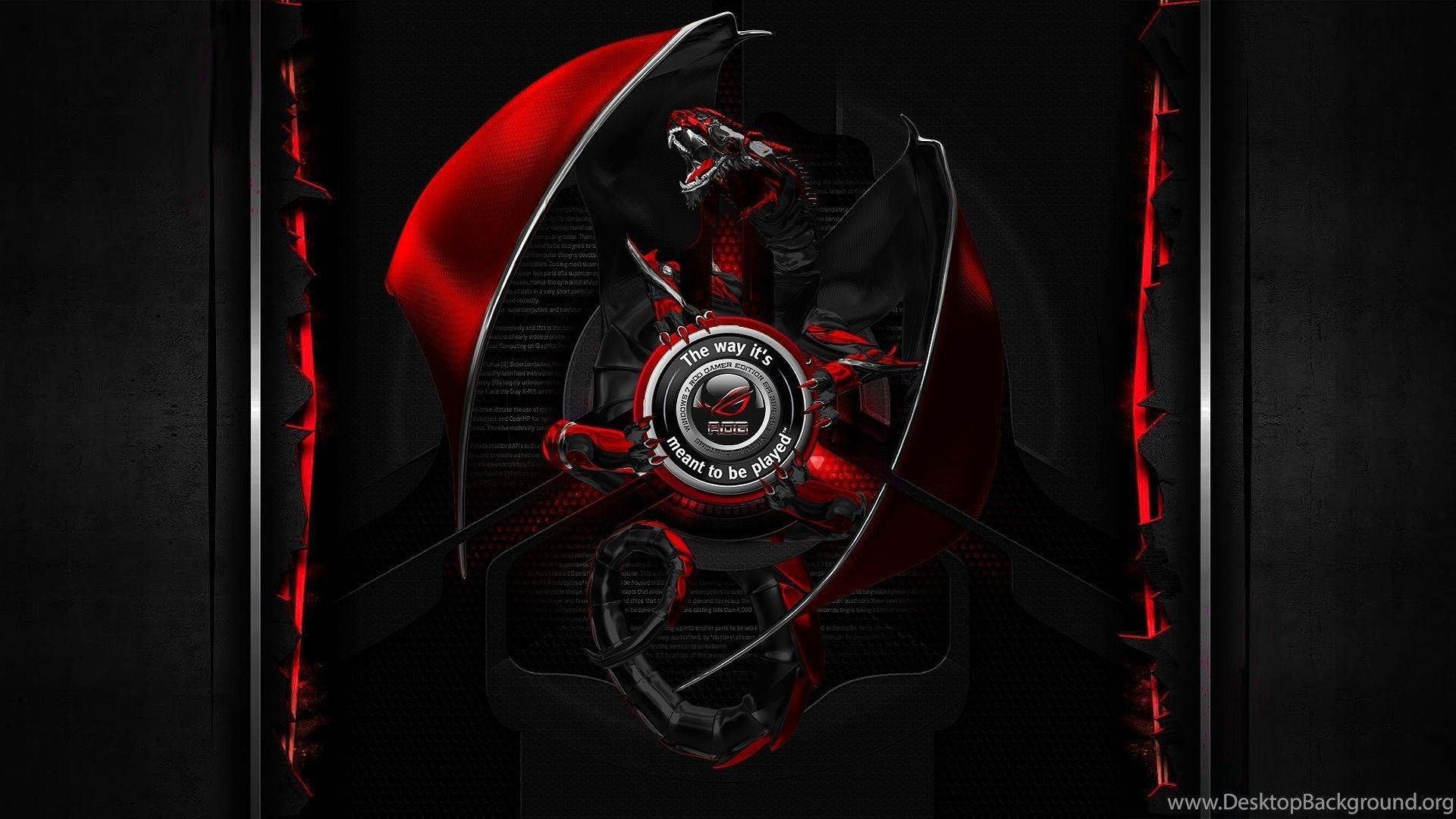 Drago rosso logo MSI, 1920x1080 Full HD 1080p, Desktop