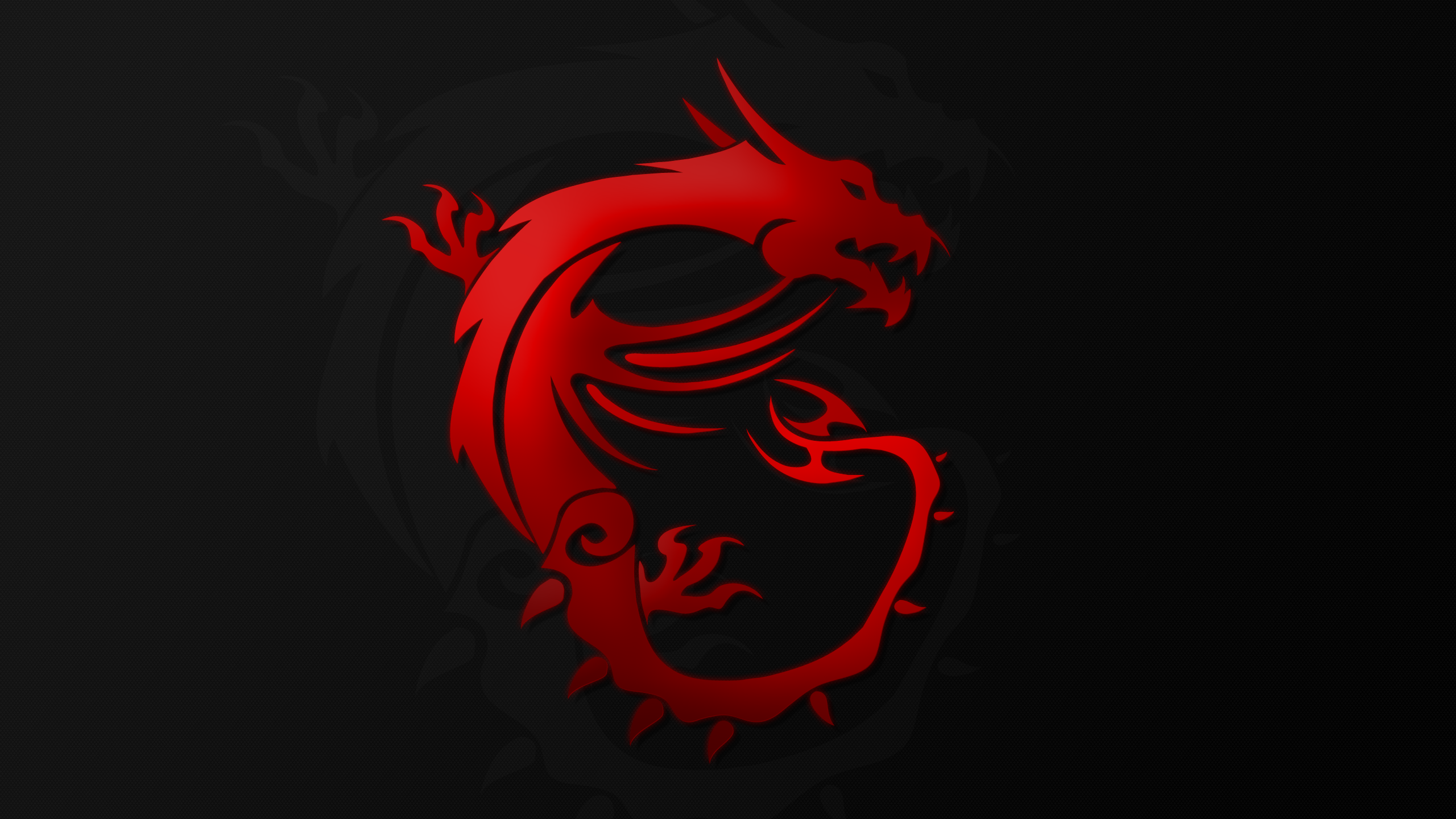 Logo drago rosso MSI, 2560x1440 2K, Monitor Gaming