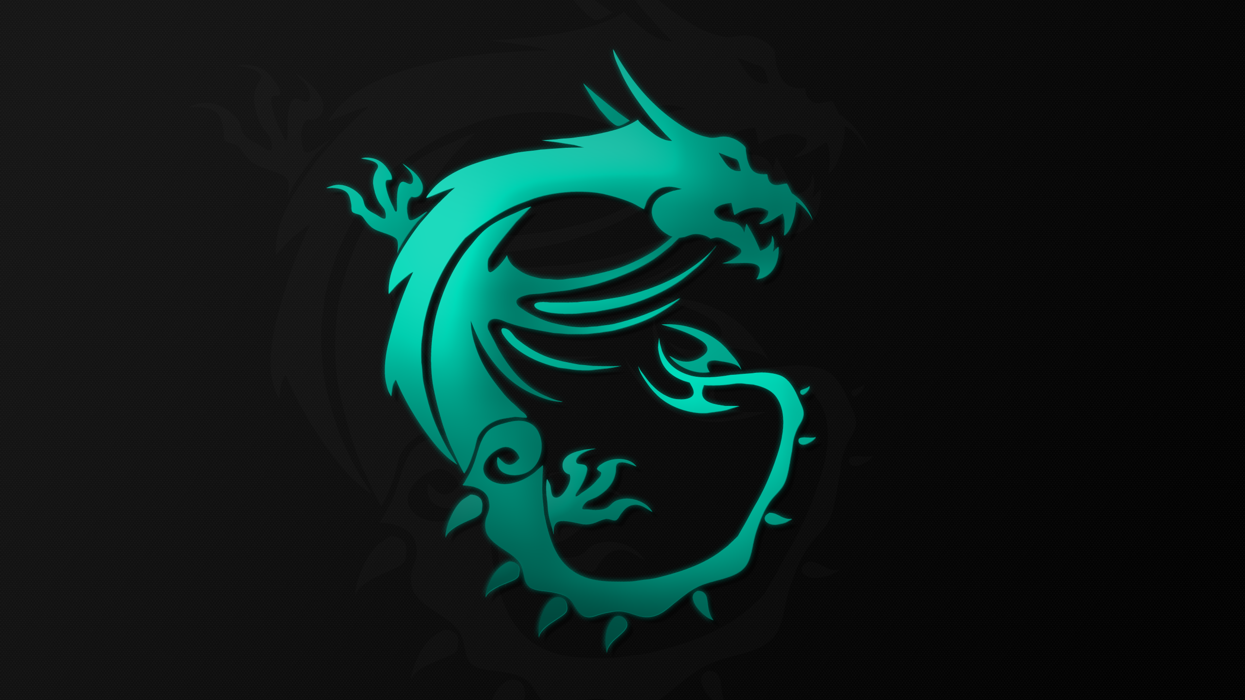 Logo drago MSI verde, 2560x1440 1440p, Desktop