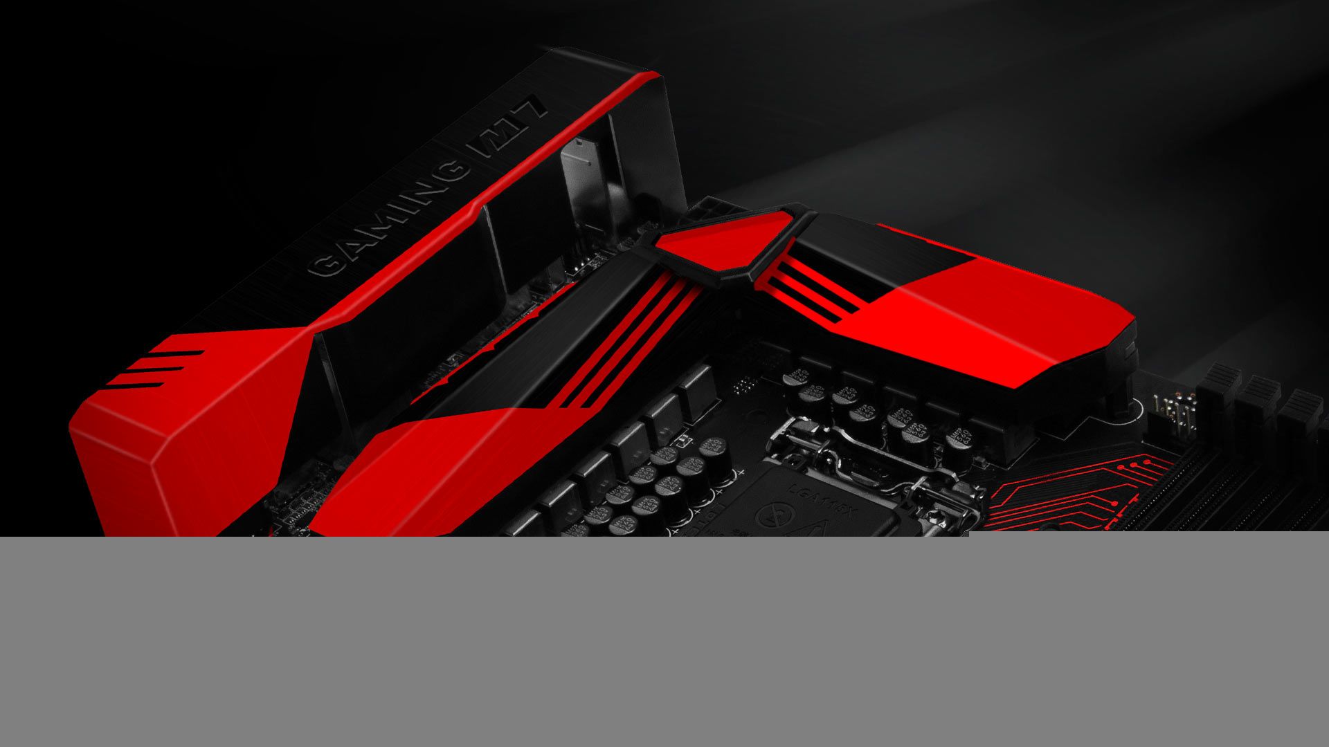 Scheda madre MSI rossa nera, 1920x1080 1080p, PC