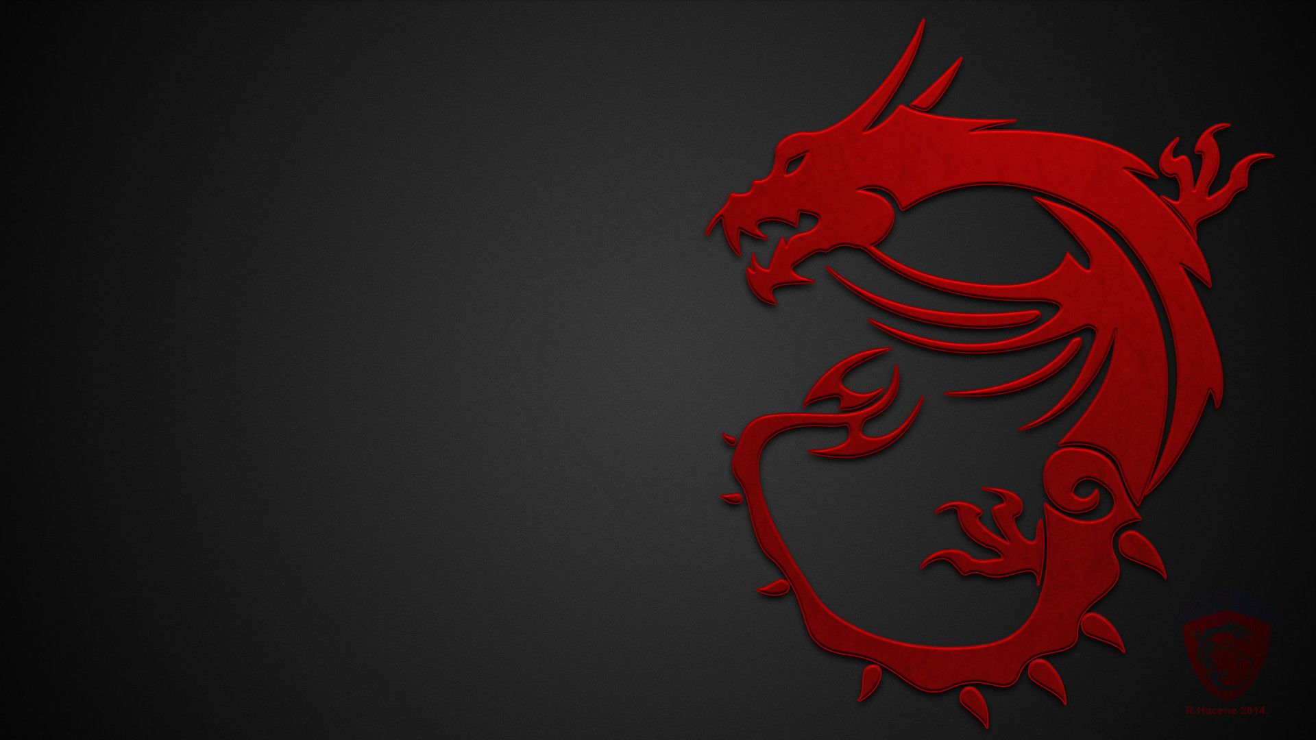 Drago rosso logo MSI, computer, 1920x1080 Full HD 1080p, PC