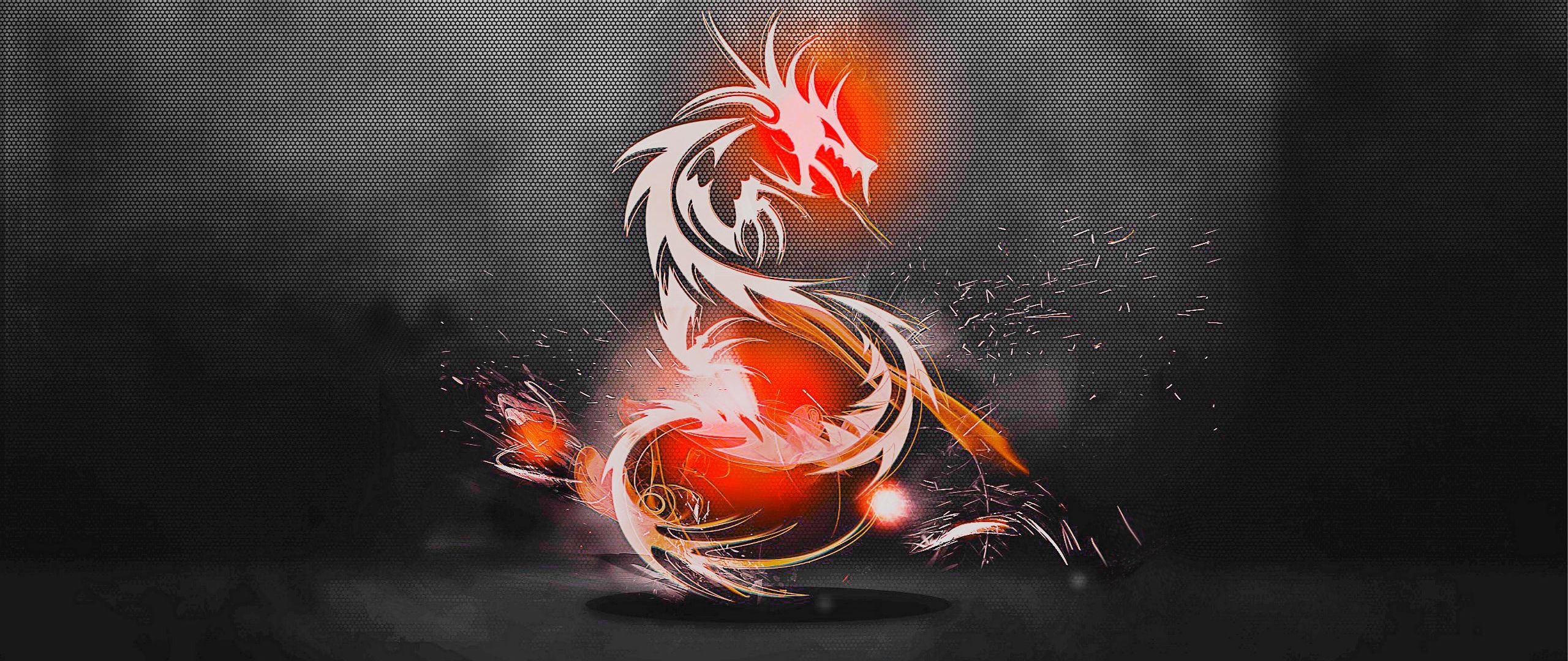 Drago rosso MSI Dragon, 2560x1080 Panoramico, Monitor Gaming
