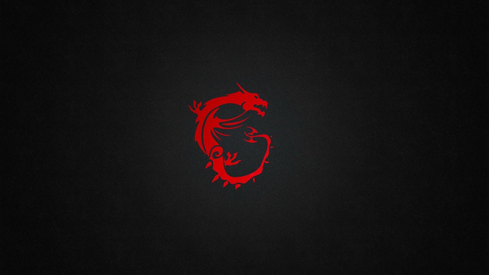 Logo drago rosso MSI, 1920x1080 Full HD 1080p, PC