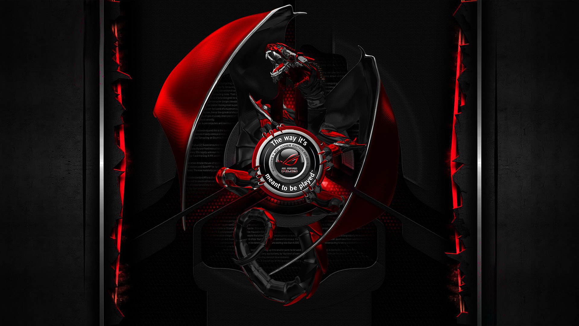Drago rosso logo MSI, 1920x1080 1080p, PC