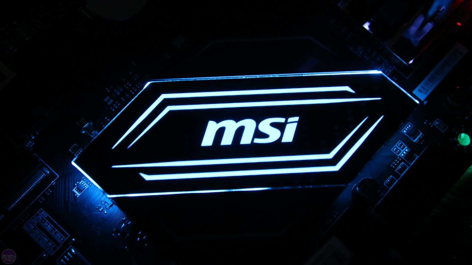 Logo MSI illuminato blu, 1920x1080 1080p, PC Desktop