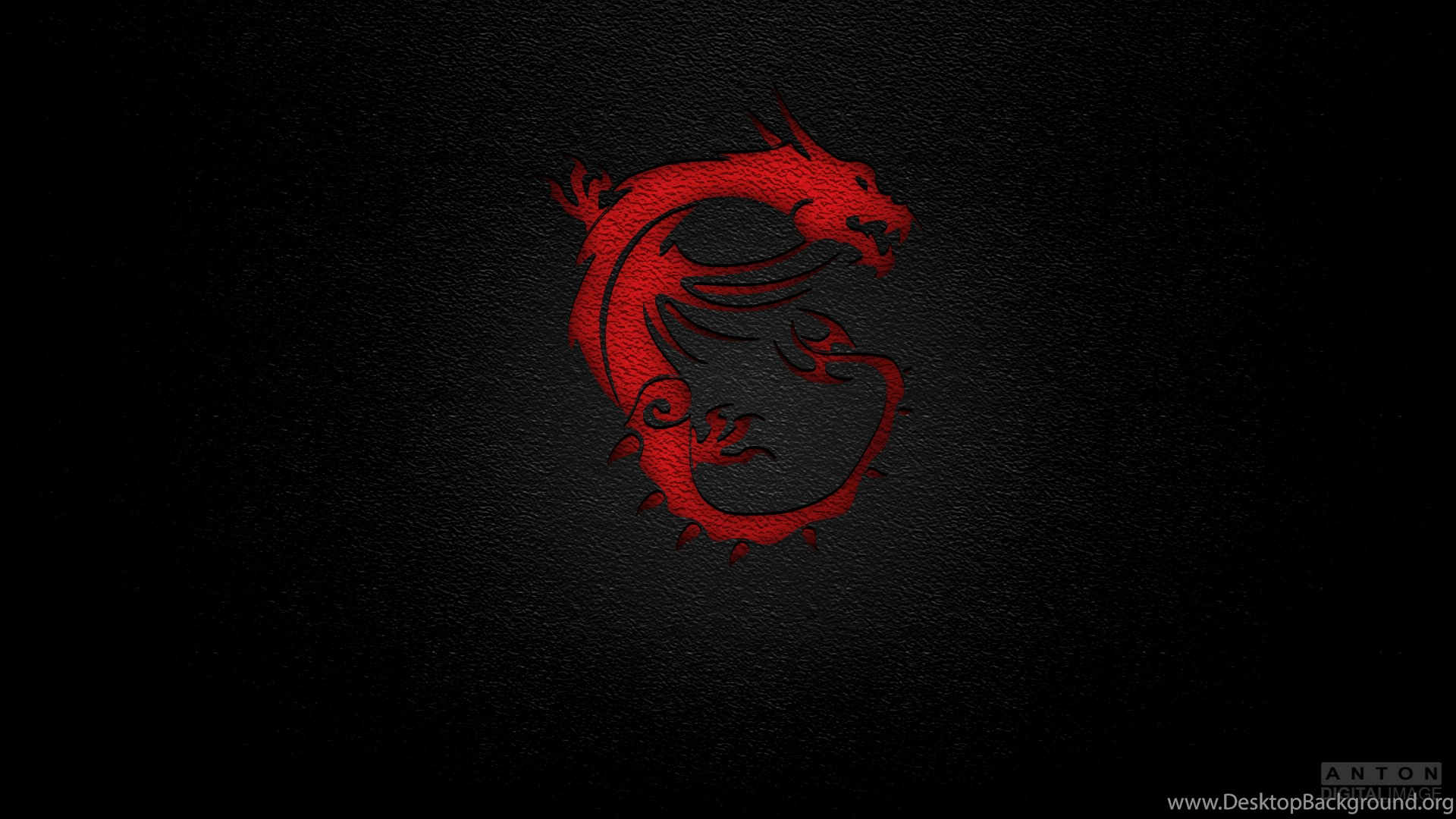 Logo drago rosso MSI, 1920x1080 1080p, PC