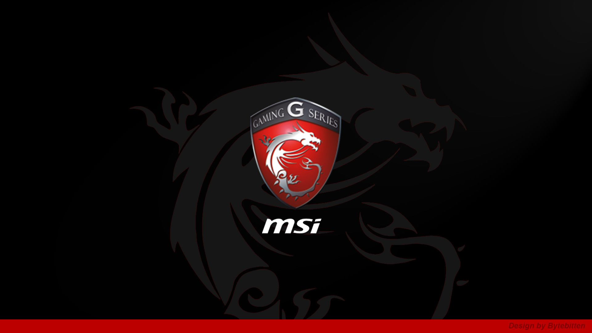 Logo MSI drago rosso, 1920x1080 Full HD, PC Desktop