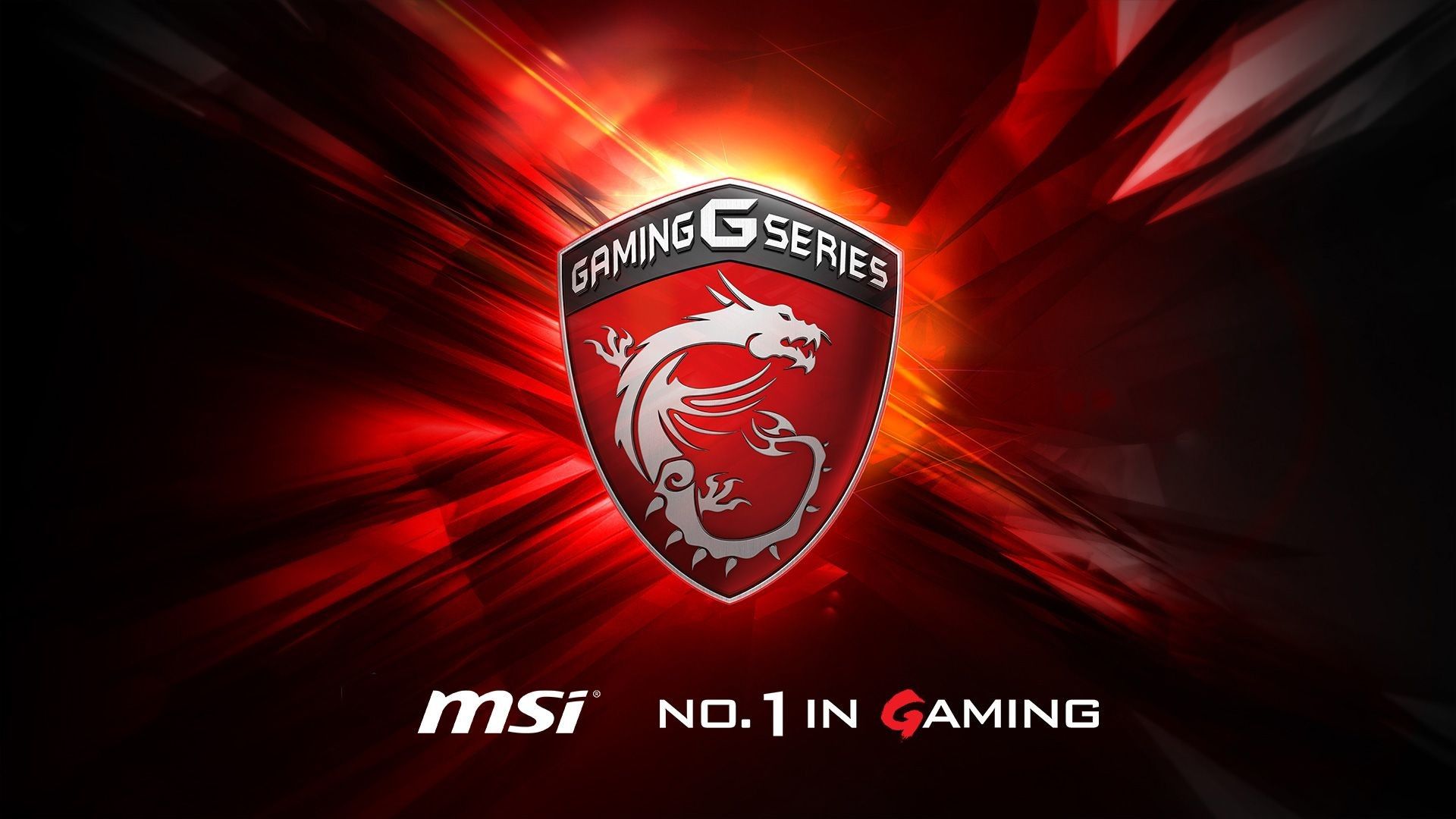 Logo MSI Gaming drago rosso, 1920x1080 Full HD, Desktop