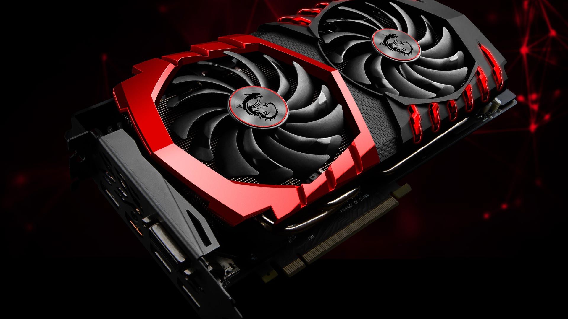 Scheda video MSI Gaming rossa, 1920x1080 Full HD, Laptop