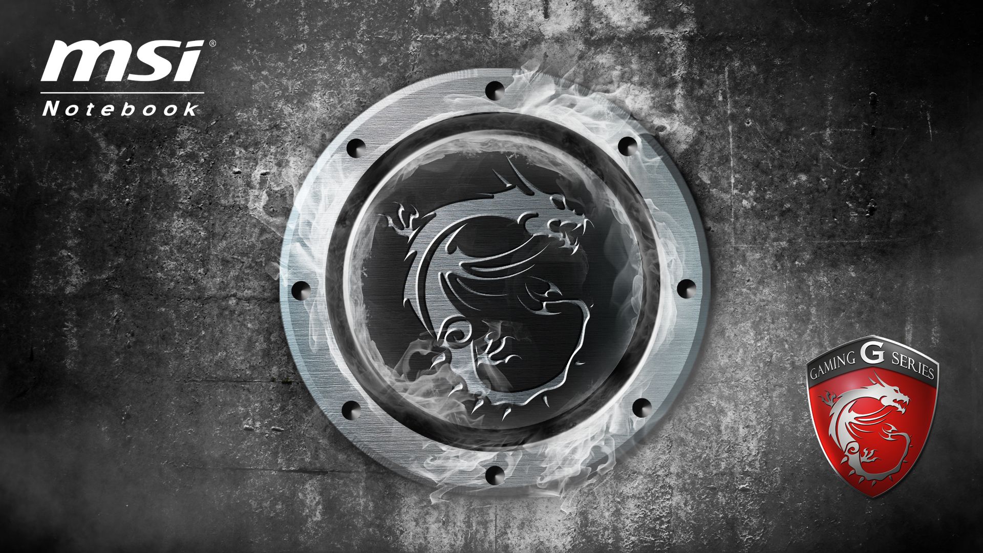 Logo MSI drago metallico grigio, 1920x1080 1080p, Desktop