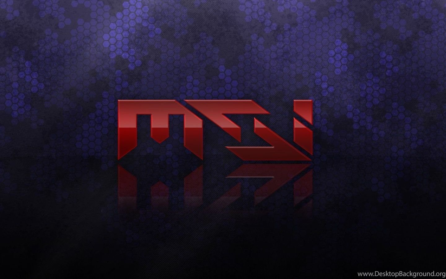 Logo MSI rosso su viola, 1440x900 720p, PC